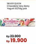 Promo Harga Silver Queen Chocolate Very Berry Yoghurt 58 gr - Indomaret
