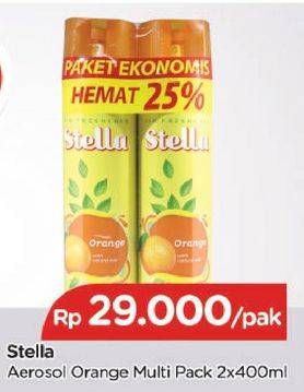 Promo Harga STELLA Aerosol Orange per 2 kaleng 400 ml - TIP TOP