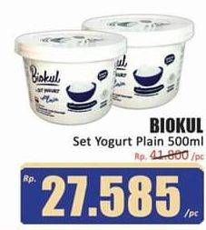 Promo Harga Biokul Set Yogurt 500 ml - Hari Hari