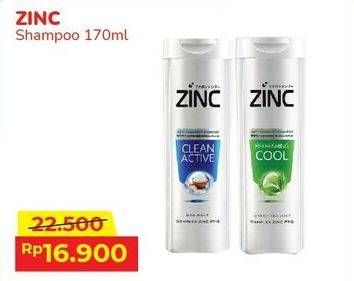 Promo Harga ZINC Shampoo 170 ml - Alfamart