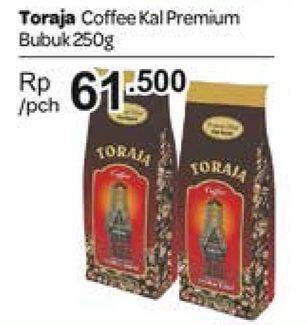 Promo Harga Toraja Coffe Kal Premium 250 gr - Carrefour