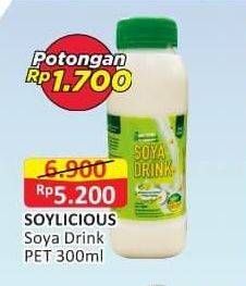 Promo Harga Soylicious Susu Kacang Kedelai Original 300 ml - Alfamart
