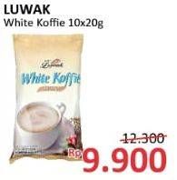 Promo Harga Luwak White Koffie 10 sachet - Alfamidi