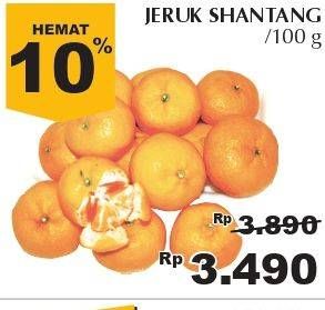 Promo Harga Jeruk Shantang per 100 gr - Giant
