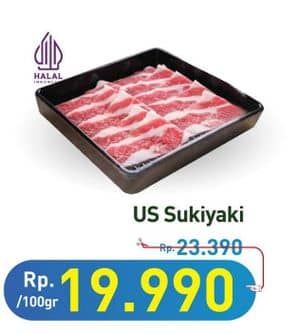Promo Harga Sapi Sukiyaki US per 100 gr - Hypermart