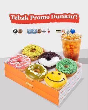 Promo Harga Tebak Promo Dunkin  - Dunkin Donuts