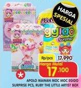 Promo Harga APOLO Moc Moc Suprise Color Eggnoid/Ruby The Little Artist  - Superindo