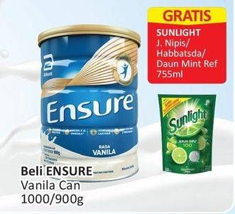 Promo Harga ENSURE Nutrition Powder FOS Vanila  - Alfamart