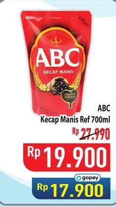 Promo Harga ABC Kecap Manis 700 ml - Hypermart