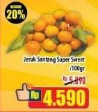 Promo Harga Jeruk Shantang Super per 100 gr - Hypermart