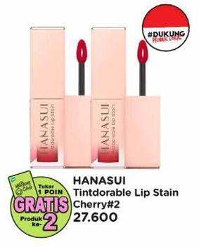 Promo Harga Hanasui Tintdorable Lip Stain Cherry  - Watsons