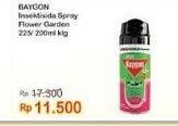 Promo Harga BAYGON Insektisida Spray Flower Garden 200 ml - Indomaret