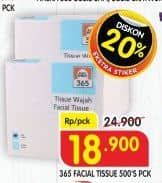 Promo Harga 365 Facial Tissue 500 sheet - Superindo