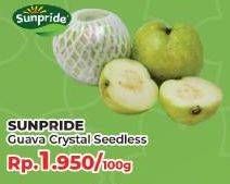 Promo Harga Sunpride Guava Crystal Seedless per 100 gr - Yogya