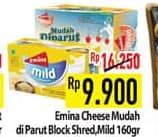 Promo Harga Emina Cheddar Cheese Shred, Mild 160 gr - Hypermart