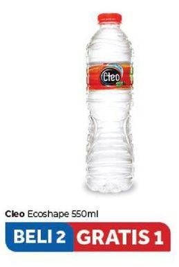 Promo Harga CLEO Air Minum per 2 botol 550 ml - Carrefour