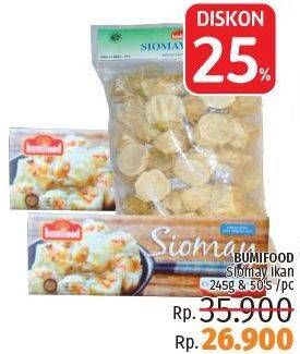 Promo Harga BUMIFOOD Siomay Udang & Ayam 245 gr - LotteMart