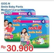 Promo Harga GOON Smile Baby Pants M20+4, L20+4  - Indomaret