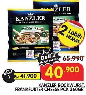 Promo Harga Kanzler Bockwurst/Frankfurter  - Superindo