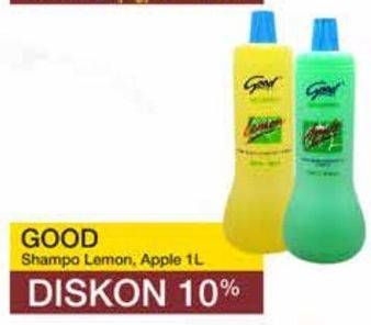 Promo Harga GOOD Shampoo Lemon, Apple 1000 ml - Yogya