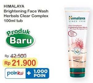 Promo Harga Himalaya Facial Wash Clear Complexion Whitening - Licorice + White Dammer 100 ml - Indomaret