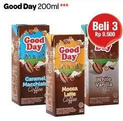 Promo Harga Good Day Coffee Drink per 3 box 200 ml - Carrefour