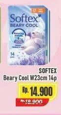 Promo Harga Softex Beary Cool Pembalut Wanita Natural Lavender  Wing 23cm 14 pcs - Alfamart