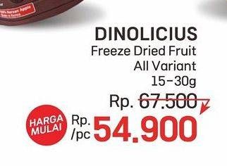 Promo Harga Dinolicious Freeze Dried Fruit All Variants 15 gr - LotteMart
