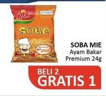 Promo Harga SOBA Snack Mie Sedap Ayam Bakar Premium 24 gr - Alfamidi