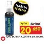 Promo Harga IGLO Screen Cleaner 100 ml - Superindo