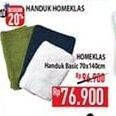 Promo Harga HOMEKLAS Handuk Mandi 70x140cm  - Hypermart