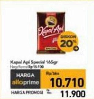 Promo Harga Kapal Api Kopi Bubuk Special 165 gr - Carrefour