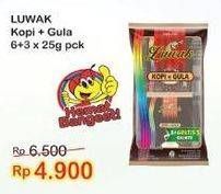 Promo Harga Luwak Kopi + Gula per 9 sachet 25 gr - Indomaret