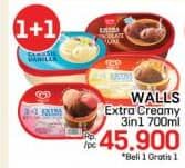 Promo Harga Walls Ice Cream 700 ml - LotteMart