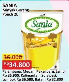 Promo Harga Sania Minyak Goreng 2000 ml - Alfamart