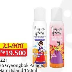 Promo Harga IZZI Korean Perfumed Spray Nami Island, Gyeongbok Palace 150 ml - Alfamart