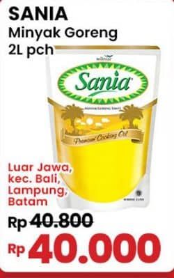 Promo Harga Sania Minyak Goreng 2000 ml - Indomaret