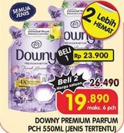 Promo Harga Downy Premium Parfum 550 ml - Superindo