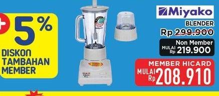 Promo Harga Miyako Blender  - Hypermart