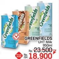 Promo Harga Greenfields UHT 1000 ml - LotteMart