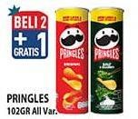 Promo Harga Pringles Potato Crisps All Variants 107 gr - Hypermart