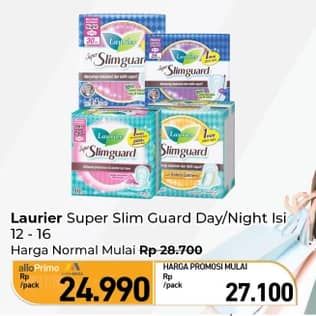 Promo Harga Laurier Super Slimguard Day/Night  - Carrefour