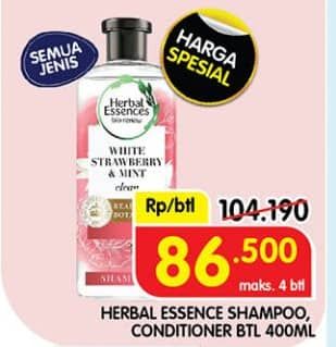 Promo Harga Herbal Essence Shampoo/Conditioner  - Superindo