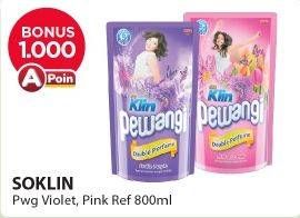 Promo Harga SO KLIN Pewangi Exotic Purple, Romantic Pink 800 ml - Alfamart