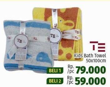 Promo Harga T E Kids Bath Towel  - LotteMart
