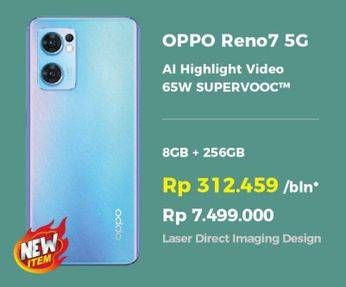 Promo Harga OPPO Reno7 5G 8GB + 256GB  - Erafone