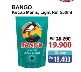 Promo Harga BANGO Kecap Manis/Light  - Alfamart