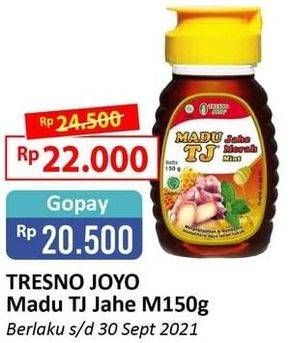Promo Harga TRESNO JOYO Madu TJ Jahe Merah Mint 150 gr - Alfamart
