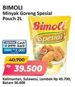 Promo Harga Bimoli Minyak Goreng Spesial 2000 ml - Alfamart