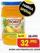 Promo Harga Morin Jam Pineapple 330 gr - Superindo